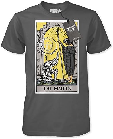 Meat Bun The Maiden Maiden in Black Tarot Card T-Shirt