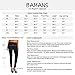 Bamans Womens Dress Pants,High Waisted Workout Leggings For Women,Office Skinny Lined Leggings,Black