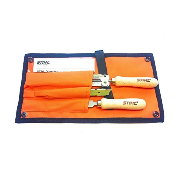 Stihl 5605 007 1029 SchÃ¤rfset Feilen-Set fÃ¼r 9,5-mm-SÃ¤gekette (3/8 Zoll), 1 V, Mehrfarbig