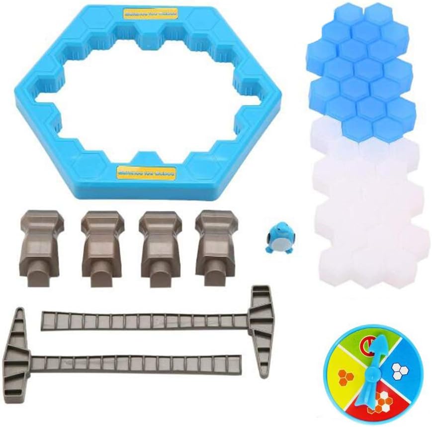 Amazon Goiod クラッシュアイスゲーム トラップゲーム氷破裂ペンギンおもちゃ 家族や友達と一緒に楽しむゲーム パーティ 老若男女 耐久性強い バランスゲーム おもちゃ