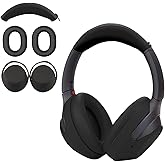 Aiivioll 3 Set Case Cover for Sony WH-1000XM4/WH-1000XM3 Headphones, 1000XM4/1000XM3 EarPad Cover/Ear Cover/Headband Cover Protector, Sweat Proof Soft Silicone Headphones Accessories (Black)