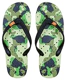 Showaflops Mens' Antimicrobial Shower & Water Sandals for Pool, Beach, Dorm and Gym - Classic Green Camouflage 9/10