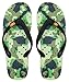 Showaflops Mens' Antimicrobial Shower & Water Sandals for Pool, Beach, Dorm and Gym - Classic Green Camouflage 9/10