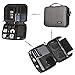 Dot&Dot Travel Tech Organizer - Electronic Cord Organizer Travel Carrying Case for Charger, Cable, Cell Phone, Gadget, Computer Accessories, Electronics - Portable Charge Cord Management Pouch