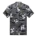 Palm Wave Men's Hawaiian Shirt Aloha Shirt