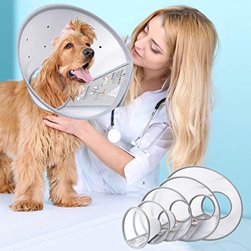 Pet Recovery Dog Cones Cat Cones After Surgery Adjustable Breathable