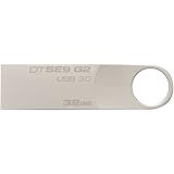 Kingston Technology DTSE9G2/32GB Data Traveler SE9 G2 32 GB USB 3.0 (Windows/Mac), Metal Casing, Silver