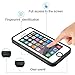 Waterproof iPhone 6/6s Case, EFFUN IP68 Certified Waterproof Underwater Cover Dirtproof Snowproof Shockproof Case with Cell Phone Holder, PH Test Paper, Stylus Pen and Inflatable Floating Strap Black