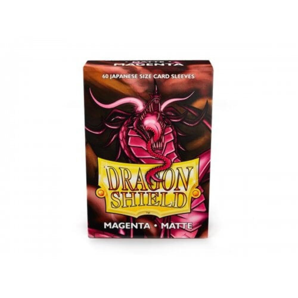 Dragon Shield Small Sleeves - Japanese Matte Magenta (60 Sleeves)