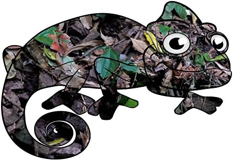 Vinyl Junkie Graphics Lizard Sticker (Camouflage)