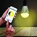 Smart Light Bulb, Android and iOS Bluetooth App Controlled-Energy Saving, Easy Light Customization, Corlor Changing, Timer and Sleep Settings, Dimmable Warm Light By Smarssen