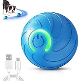 Nitvei Interactive Dog Ball, 2026 New Vibrating Dog Ball Toy, Automatic Rolling Ball for Small Dogs, Self Moving Smart Jumping Bouncing and Rotating Pets Toy to Keep Them Busy (Blue)