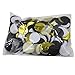 Mybbshower Black Gold White New Years Eve Paper Confetti Wedding Table Scatter Bachelorette Reception Decoration Pack of 5000 Pieces
