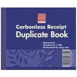 Silvine Carbonless Duplicate Receipt Book