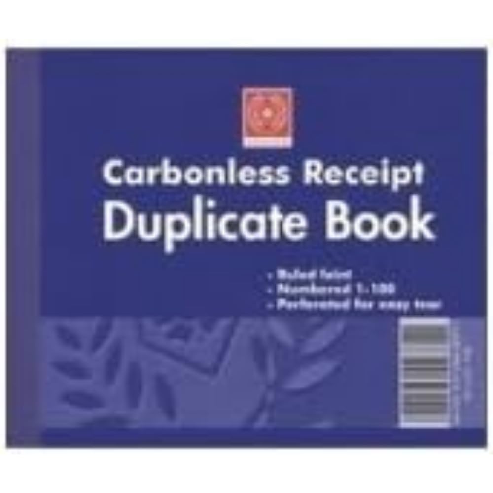 Silvine Carbonless Duplicate Receipt Book