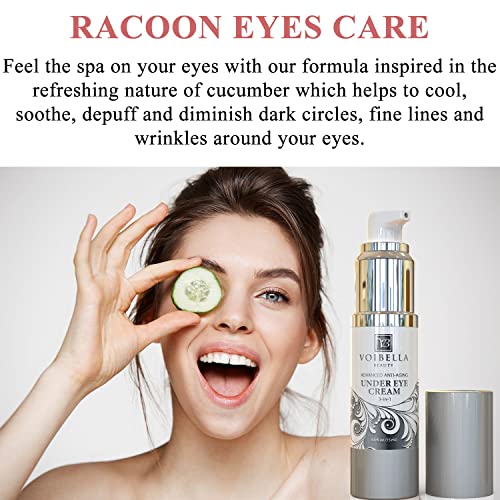 AntiAging Under Eye Cream, 3in1 Treatment For Dark Circles, Puffy