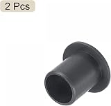 sourcing map Flanged Sleeve Bearing 10mm Bore 12mm OD 15mm POM Oilless Bushing view 3