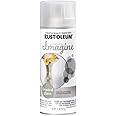 Rust-Oleum 354049 Craft & Hobby Imagine Spray Paint, Frosted Glass, 11 Oz