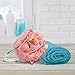 Premium Bath Poufs [6-Pack] - Large Exfoliating Mesh Puff Shower Loofahs w/Sponges for A More Luxurious Lather - The Best Body Wash Scrub Sponge with Handle - By Savvy Bath