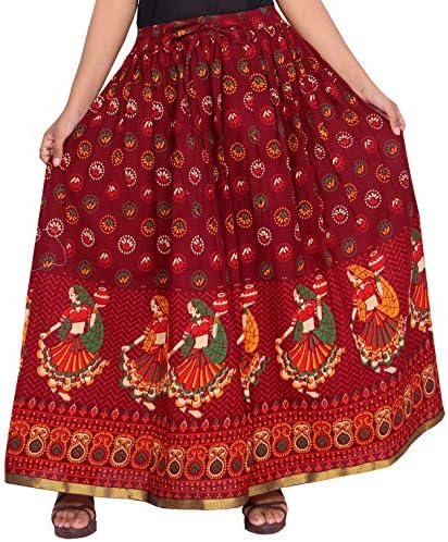 Kurti Studio Women's Premium Cotton Skirt