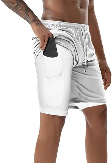white running shorts mens