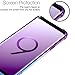 BAISRKE Galaxy S9 Case, Shock Absorption Flexible TPU Soft Edge Bumper Anti-Scratch Rigid Slim Protective Cases Hard Plastic Back Cover for Samsung Galaxy S9 - Blue Purple Gradient