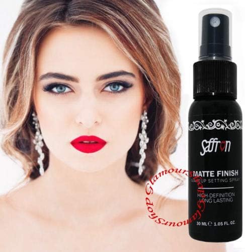 Saffron London Matte Finish Setting Face Spray Long Lasting Fixing Make-Up Fixer 30ml