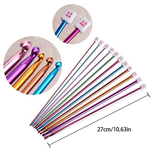 4 Tunisian+Knitting+Multicolor+Beginners+Large+eye