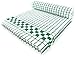 Fecido Classic Kitchen Dish Towels - Heavy Duty - Super Absorbent - 100% Cotton - Professional Grade Dish Cloths - European Made Tea Towels - Set of Two, Dark Green