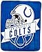 Officially Licensed NFL Grand Stand Plush Raschel Throw Blanket, 50
