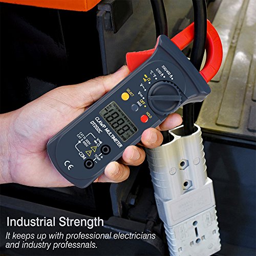Micsoa Digital Clamp Meter Auto Ranging Multimeter AC DC Voltage, AC Current, Resistance and Temperature Test - Thumbnail 5