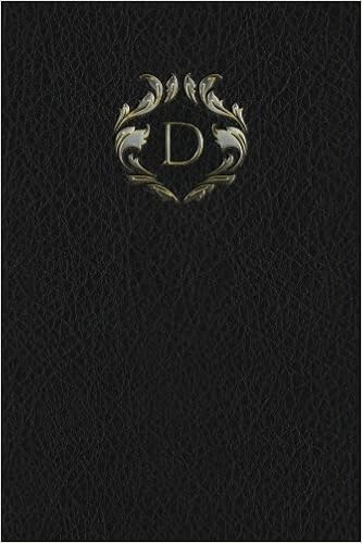 Monogram D Any Day Planner Notebook Monogram Black 150 - 