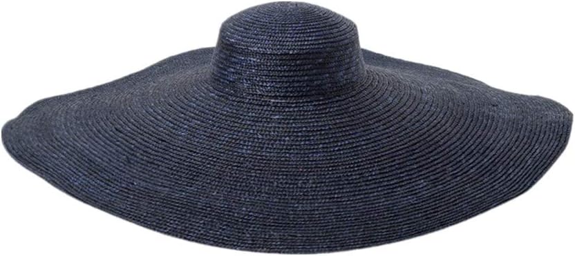 MEANIT Womens Sun Straw Hat Oversized Wide Brim Summer Hat Foldable Roll up Floppy Beach Hats Cap Packable for Travel