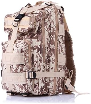 HHIGH Military Tactical Rucksack small army backpack molle Pack for Camping Hiking Trekking Travelling Waterproof 20L (Desert Digital)