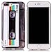 Sunvy iPhone 7 plus Case 3D 80's Retro Mix Tape Scratch Resistant Grip Ultra Light TPU Silicone Protective Cover for 5.5 inch iPhone 7 plus with a Screen Protector