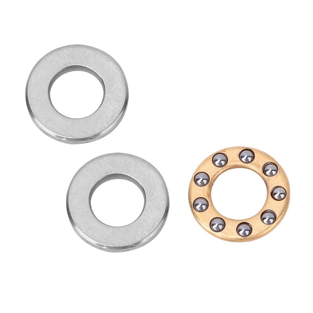 10pcs Thrust Ball Bearing Bearing steel Miniature High Precision Flat Steel Bearings Set Plane Thrust Ball Bearing(F5-12M 5 * 12 * 4mm) - Image 5