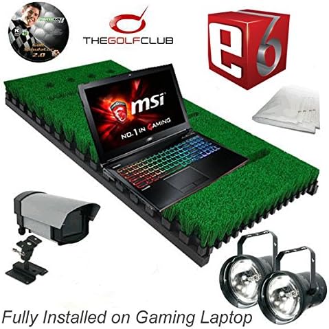 PROTEE Base Pack One Golf Simulator with TGC and E6 software packages Fully installed on gaming laptop.
