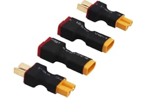 OliRC 4pcs XT30 XT-30 to T-Plug Style Male Female Connector Adapter(C147-4)