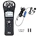 Zoom H1n Handy Portable Digital Recorder Bundle with Movo Lavalier Clip-on Omnidirectional Condenser Microphone