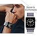 Smart Watch Band Midnight Blue Sport Loop, Uitee Newest Woven Nylon Band for Apple Watch Series 38mm 3/2/1 , Comfortably Light With Fabric-Like Feel Wrist Strap Replacement with Classic Buckle