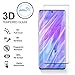 2-Pack HD Galaxy S20 Ultra Screen Protector [Fingerprint ID Enabled] [Easy Installation] [3D Curved] [9H Hardness] Tempered Glass Screen Protector,for Samsung Galaxy S20 Ultra （6.9