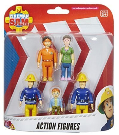 Mdstore Fireman Sam Action Figures - Pack of 5 Figures