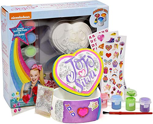 Jojo Siwa Paint Craft Heart Box Set, Paint and Decorate Your Own
