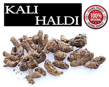 Astro Hub - Kali Haldi/Black Turmeric (Black, 12 Piece)