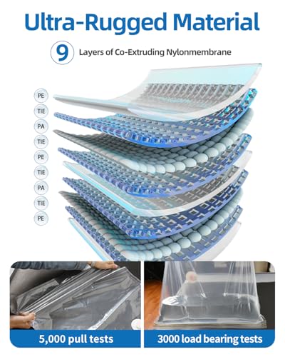 Vacuum Bag for Moving, Vacuum Seal Bag Heavy Duty Storage Bag (1 photo 10