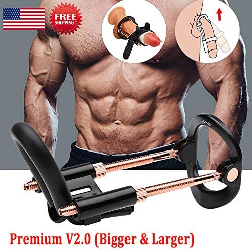 RingQ Male Device Enlarger System Stronger Growth of Up to 30% Length Premium Black V2.0