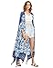 SweatyRocks Women's Tassel Trim Maxi Kimono Cardigan Long Beach Cover Up One Size