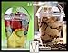 Pack of 25 Clear Plastic Parfait Cup 12 oz and Dome Lid w/Signature Party Picks
