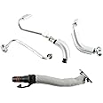 4PCS Turbo Oil Return Drain And Oil Feed Pipe Kit Compatible With Cruze Sonic Trax Encore 1.4L ; Replacement For 55587854,55592600,55567067,55568031