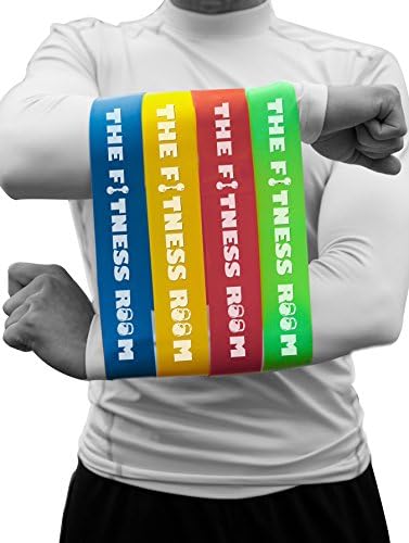 Premium Resistance Loop Exercise Bands (Set Of 4) With Carry Bag - Perfect for Yoga and Pilates, Toning, Strengthening, and Stretching Muscles - Great for Home Workouts and Physical Therapy